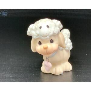 Cute Precious Moments Tiny Puppy Wearing Sheep Costume Figurine Christmas Gift